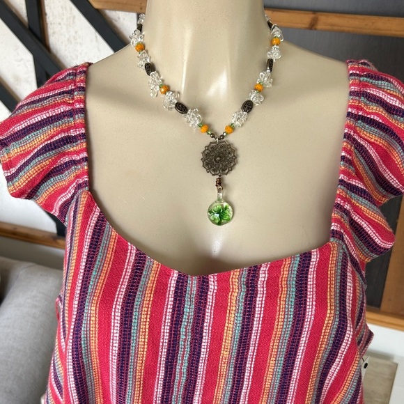 Colorful Liverpool Summer Blouse – XL – New with Tags women top - Picture 4 of 12